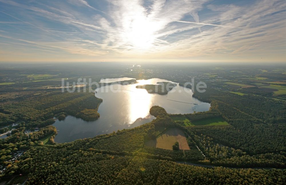 Luftbild Haltern am See - Haltener Stausee in Haltern am See im Bundesland Nordrhein-Westfalen