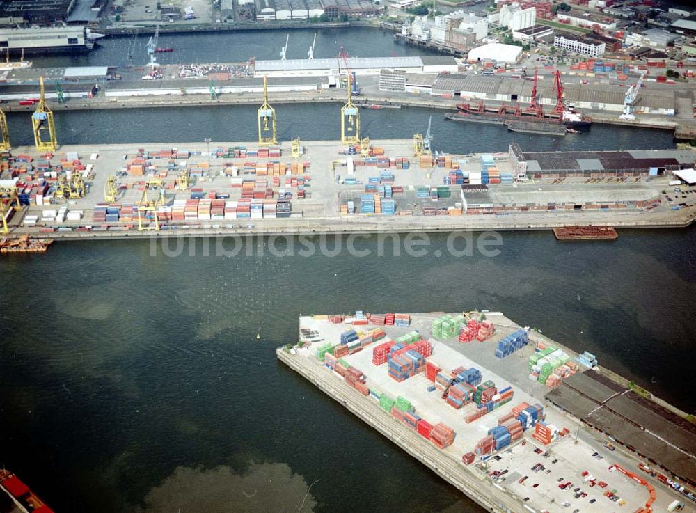 Hamburg von oben - Hamburger Überseehafen