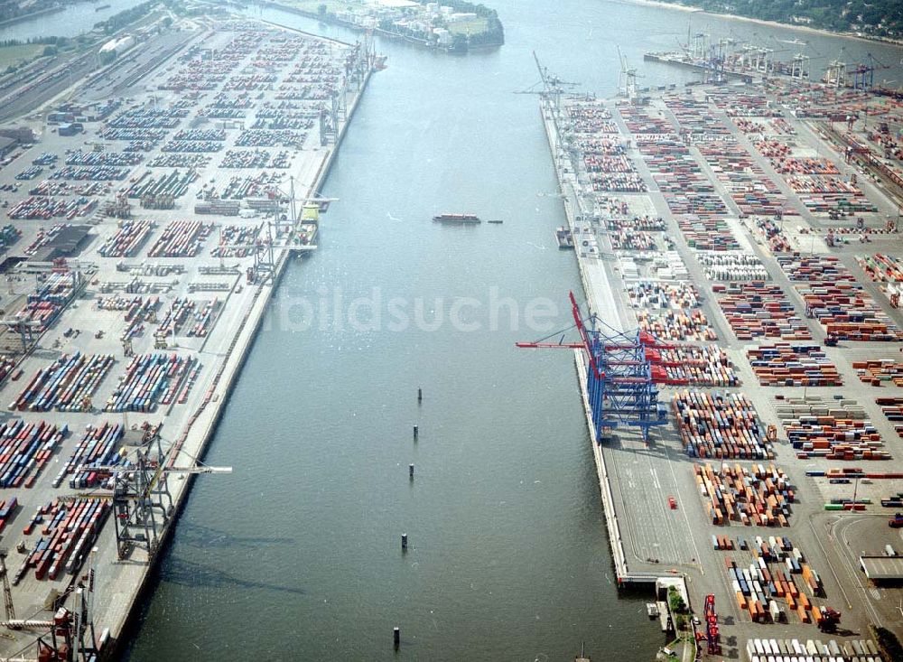 Luftaufnahme Hamburg - Hamburger Überseehafen