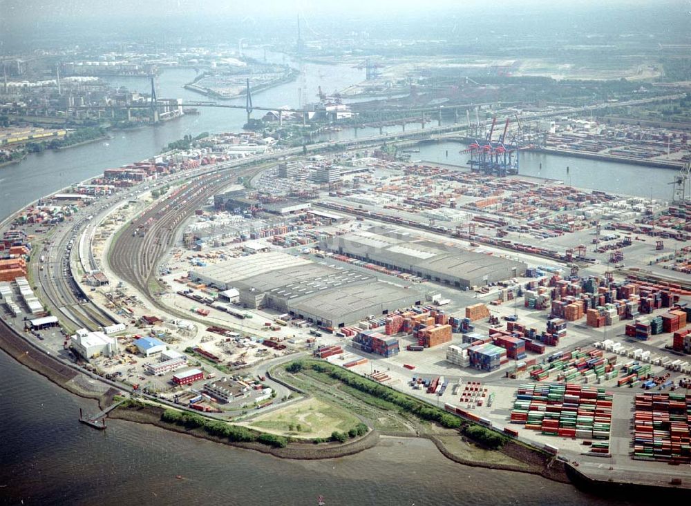 Luftaufnahme Hamburg - Hamburger Überseehafen