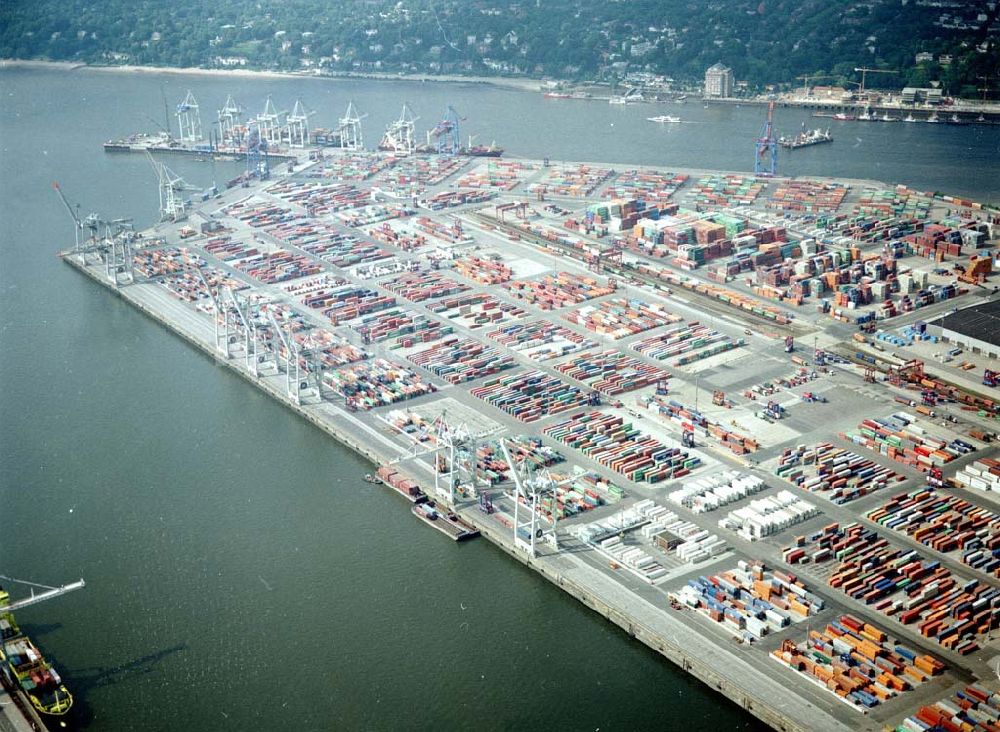 Luftaufnahme Hamburg - Hamburger Überseehafen