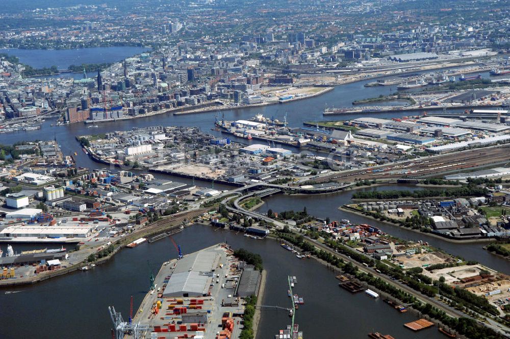 Luftaufnahme Hamburg - Hamburger Hafen