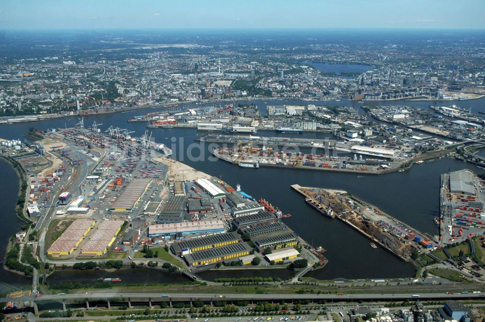 Hamburg von oben - Hamburger Hafen