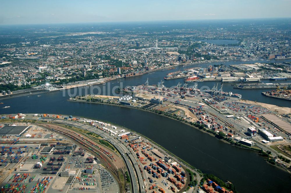 Hamburg aus der Vogelperspektive: Hamburger Hafen