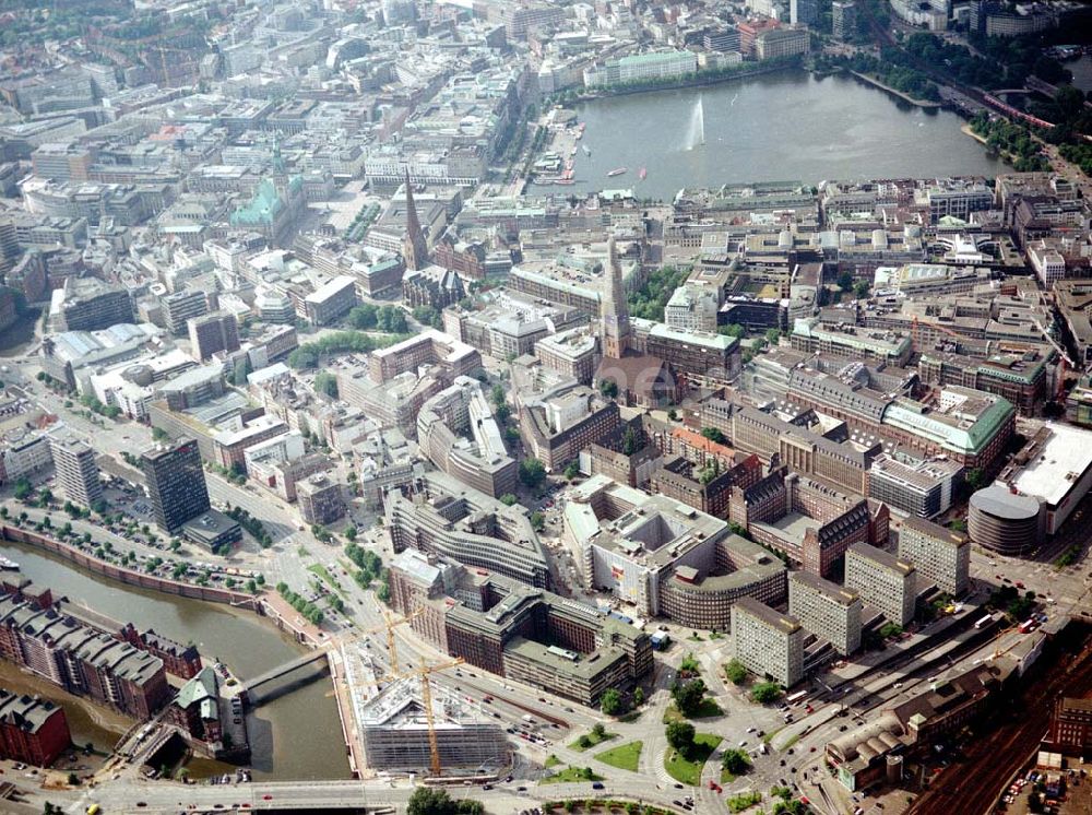 Hamburg aus der Vogelperspektive: Hamburger Stadtzentrum