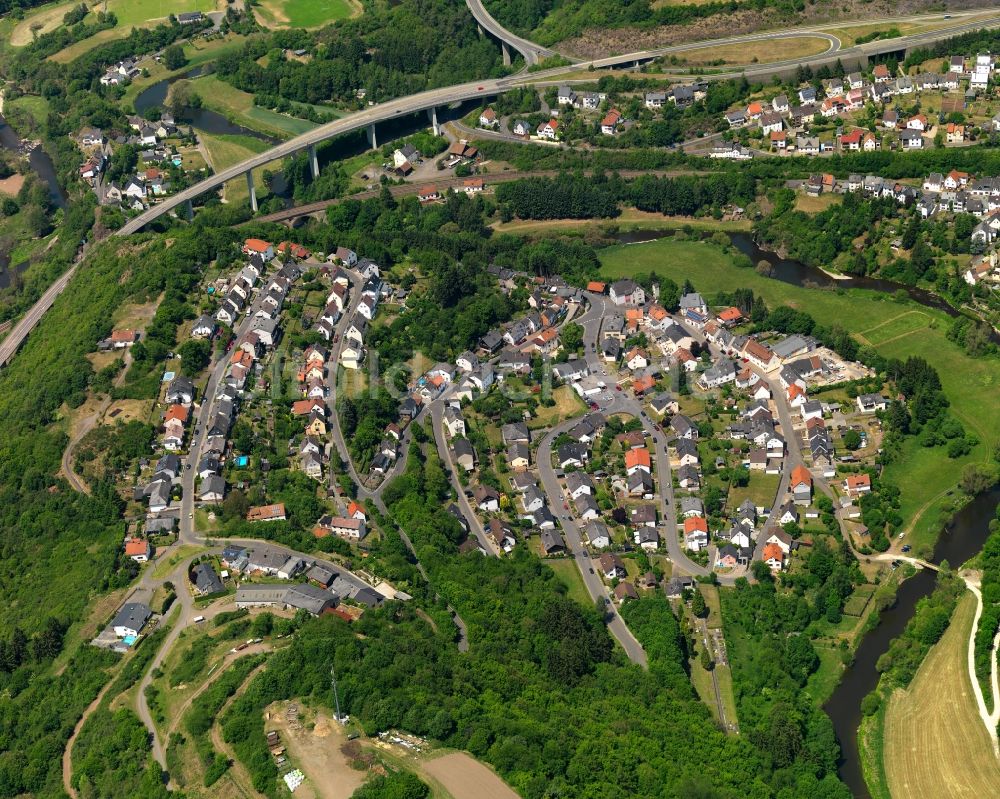 Idar-Oberstein von oben - Hammerstein in Idar-Oberstein im Bundesland Rheinland-Pfalz