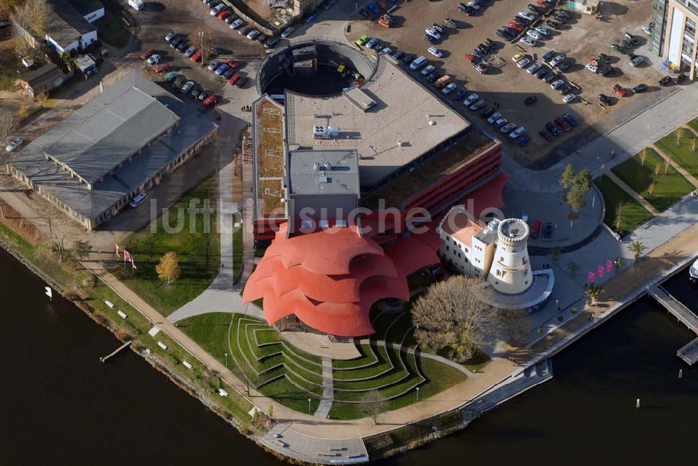 Potsdam von oben - Hans Otto Theater Potsdam