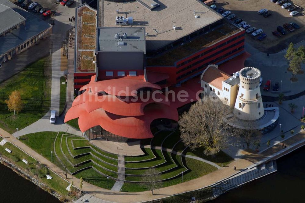 Potsdam von oben - Hans Otto Theater Potsdam