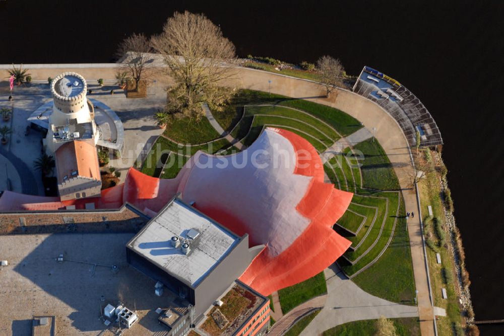 Luftaufnahme Potsdam - Hans-Otto-Theater in Potsdam