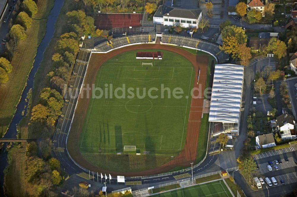 Luftaufnahme Bayreuth - Hans-Walter-Wild-Stadion Bayreuth