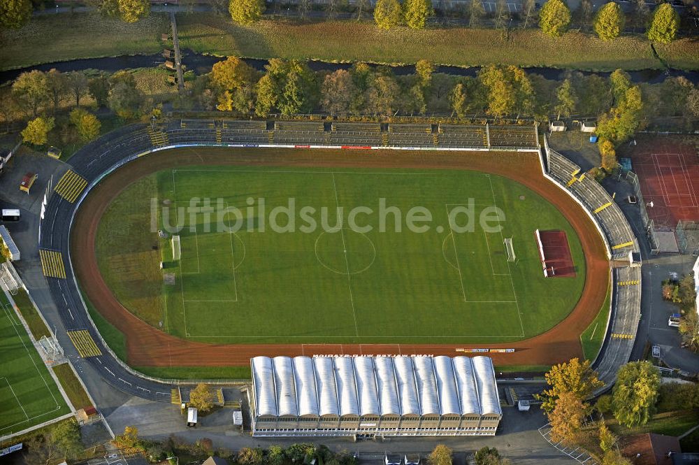 Bayreuth von oben - Hans-Walter-Wild-Stadion Bayreuth