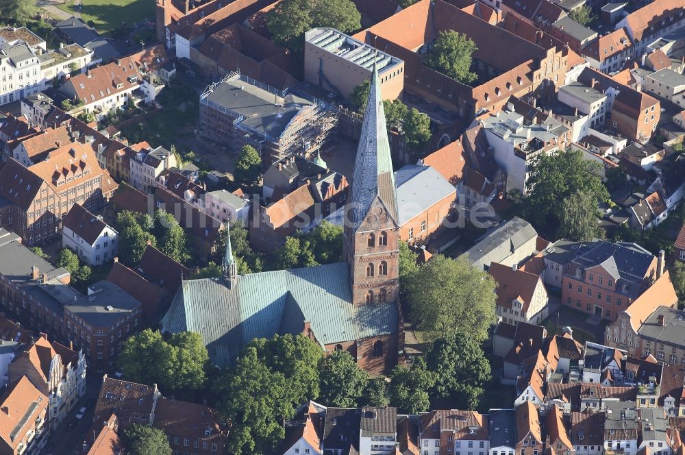 Lübeck von oben - Hansestadt Lübeck im Bundesland Schleswig-Holstein