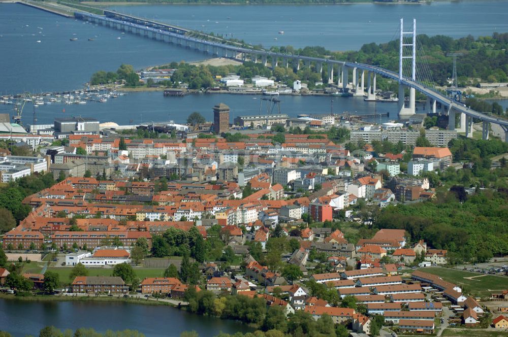 Luftaufnahme Stralsund - Hansestadt Stralsund