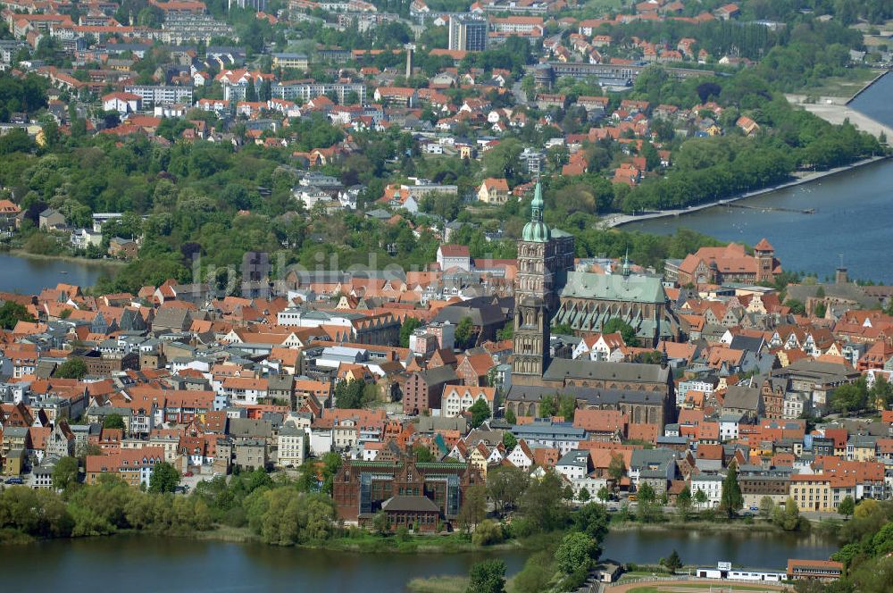 Stralsund von oben - Hansestadt Stralsund