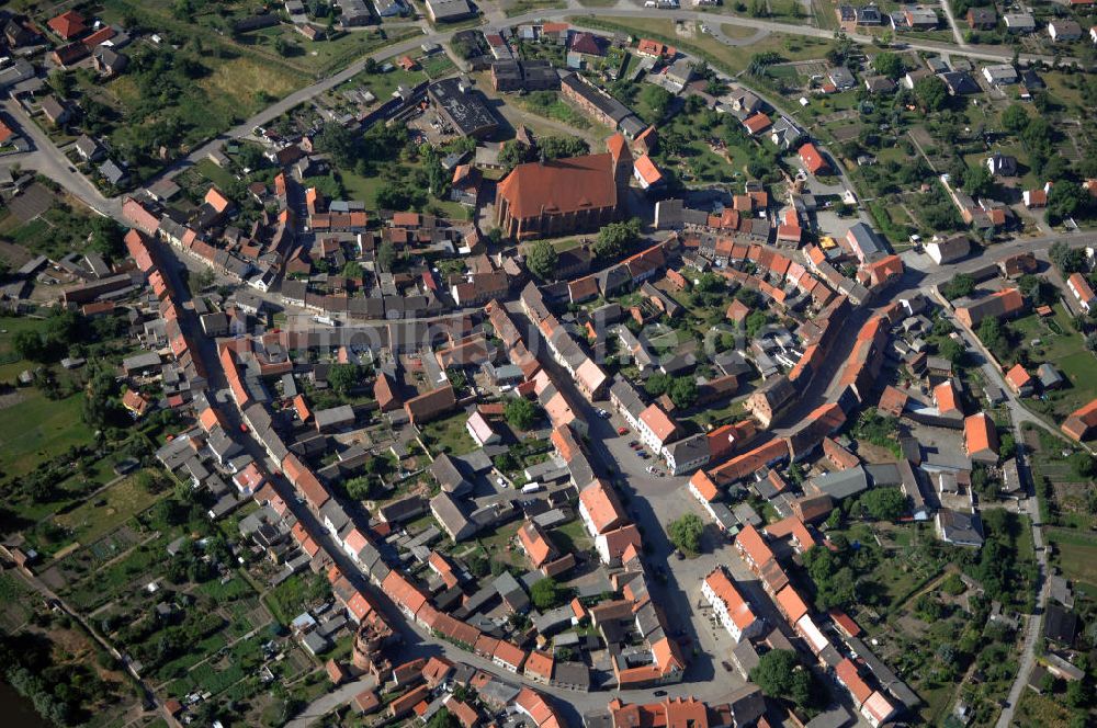 Werben von oben - Hansestadt Werben an der Elbe