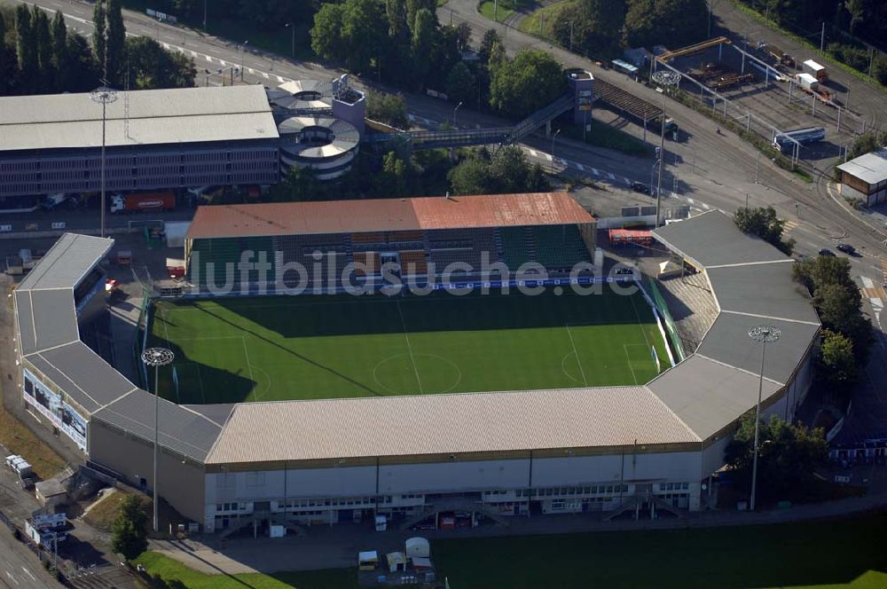 Luftaufnahme Zürich - Hardturm Stadion (Zürich)