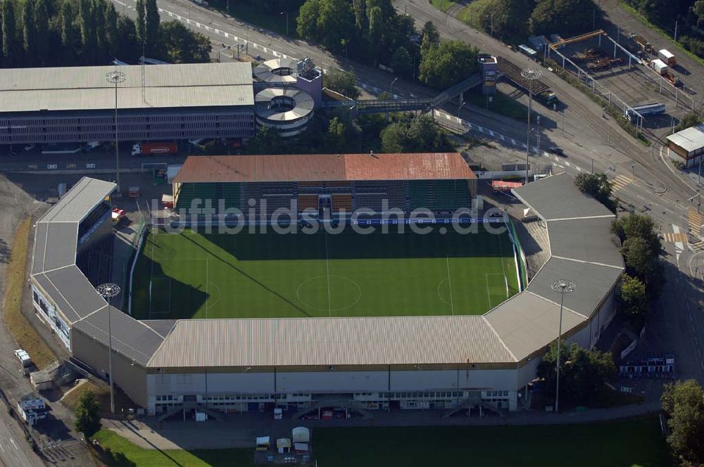 Zürich von oben - Hardturm Stadion (Zürich)