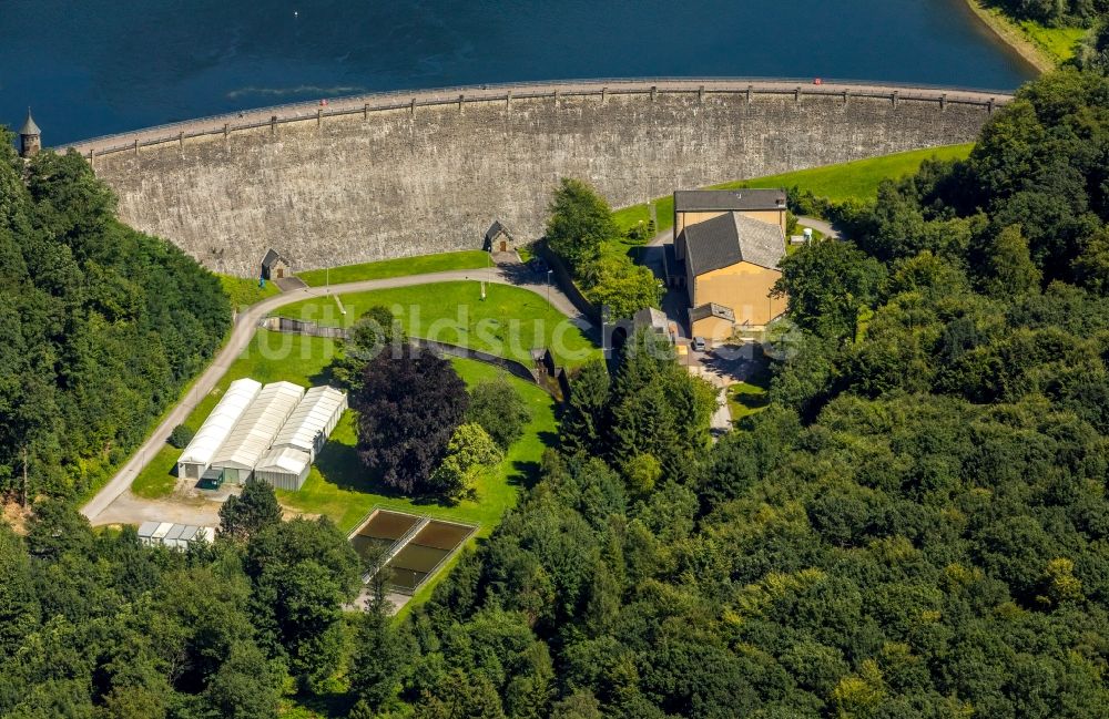 Luftbild Hagen - Hasper Talsperre in Breckerfeld bei Ennepetal im Bundesland Nordrhein-Westfalen