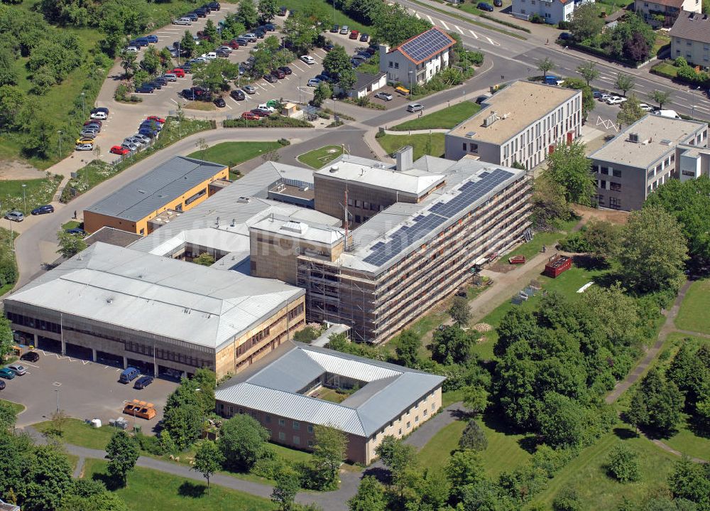 Luftaufnahme Haßfurt - Haßberg-Klinik Haßfurt