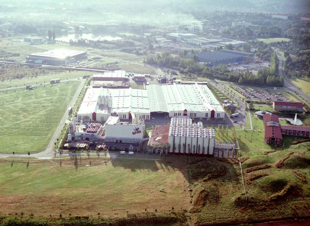 Wernigerrode aus der Vogelperspektive: Hasseröder Brauerei in Wernigerode 01.01.2002