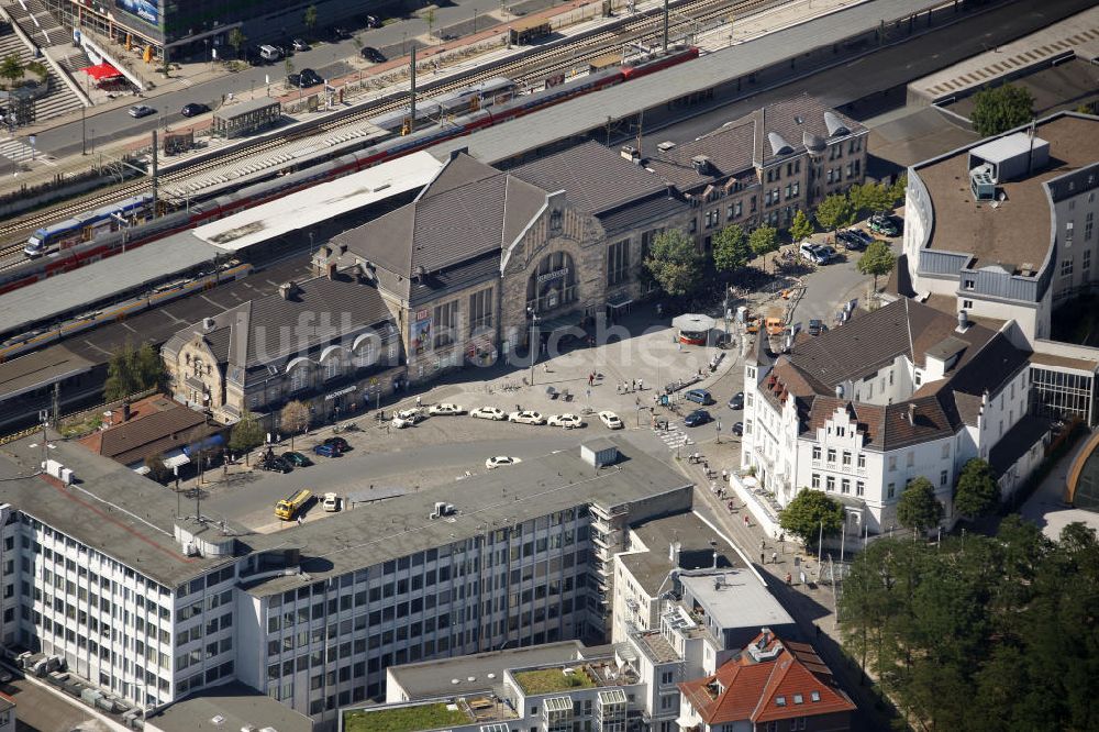 Bielefeld aus der Vogelperspektive: Hauptbahnhof Bielefeld