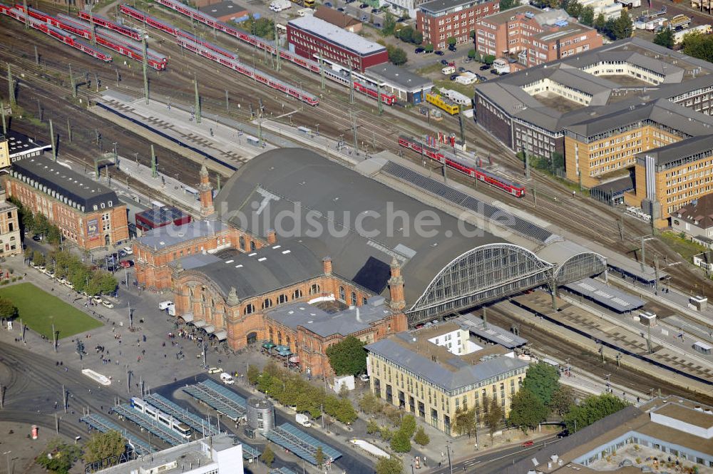 Luftaufnahme Bremen - Hauptbahnhof Bremen