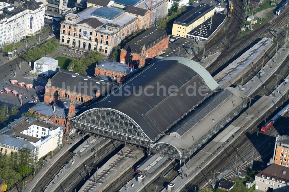 Luftbild Bremen - Hauptbahnhof der Deutschen Bahn in Bremen, Deutschland