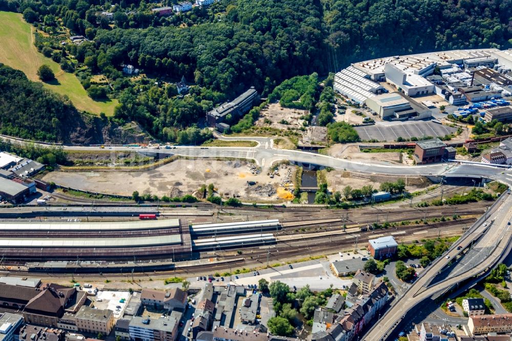 Luftbild Hagen - Hauptbahnhof der Deutschen Bahn in Hagen im Bundesland Nordrhein-Westfalen, Deutschland