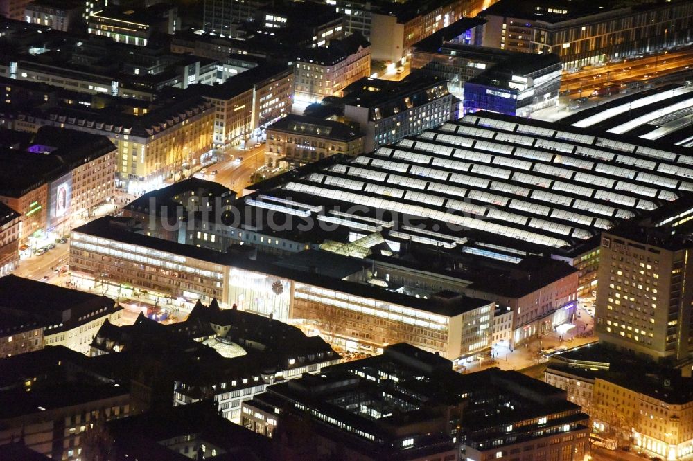 Luftbild München - Hauptbahnhof der Deutschen Bahn in München im Bundesland Bayern