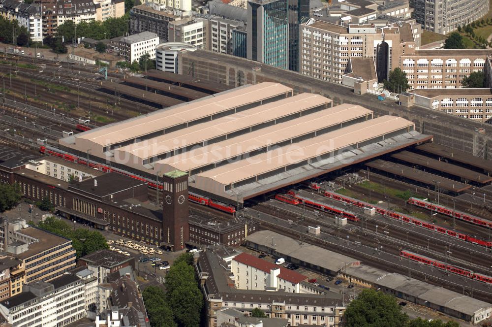 Düsseldorf aus der Vogelperspektive: Hauptbahnhof Düsseldorf