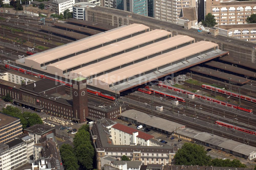 Luftbild Düsseldorf - Hauptbahnhof Düsseldorf