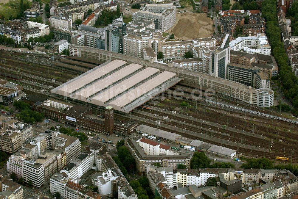 Düsseldorf von oben - Hauptbahnhof Duesseldorf