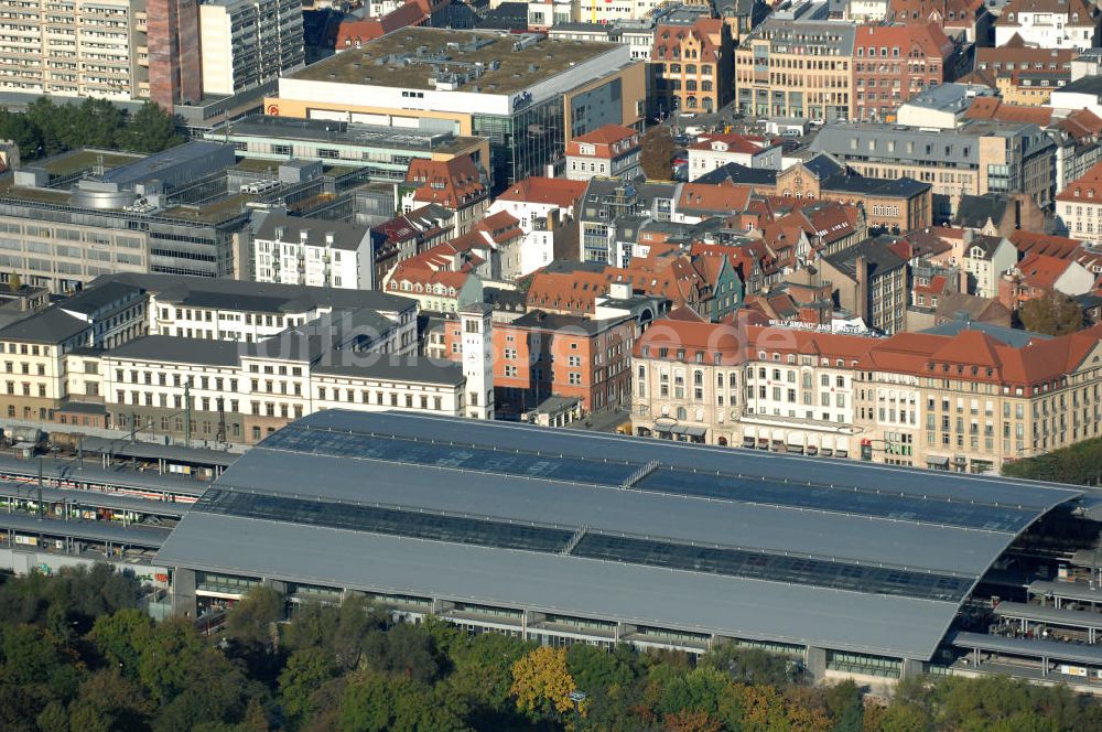 Erfurt aus der Vogelperspektive: Hauptbahnhof Erfurt