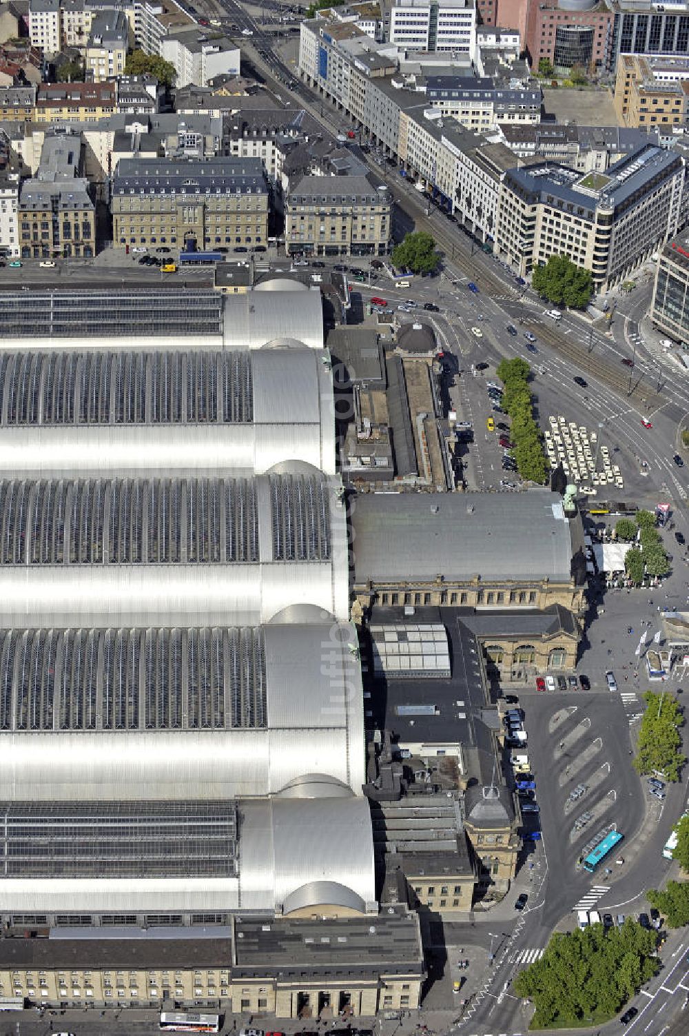 Luftaufnahme Frankfurt am Main - Hauptbahnhof Frankfurt / Main