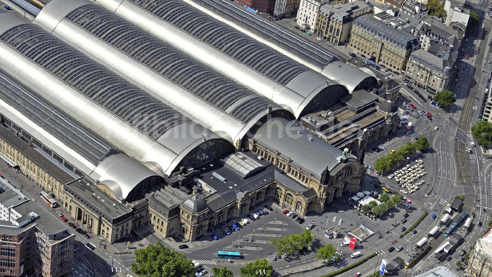 Frankfurt am Main aus der Vogelperspektive: Hauptbahnhof Frankfurt / Main