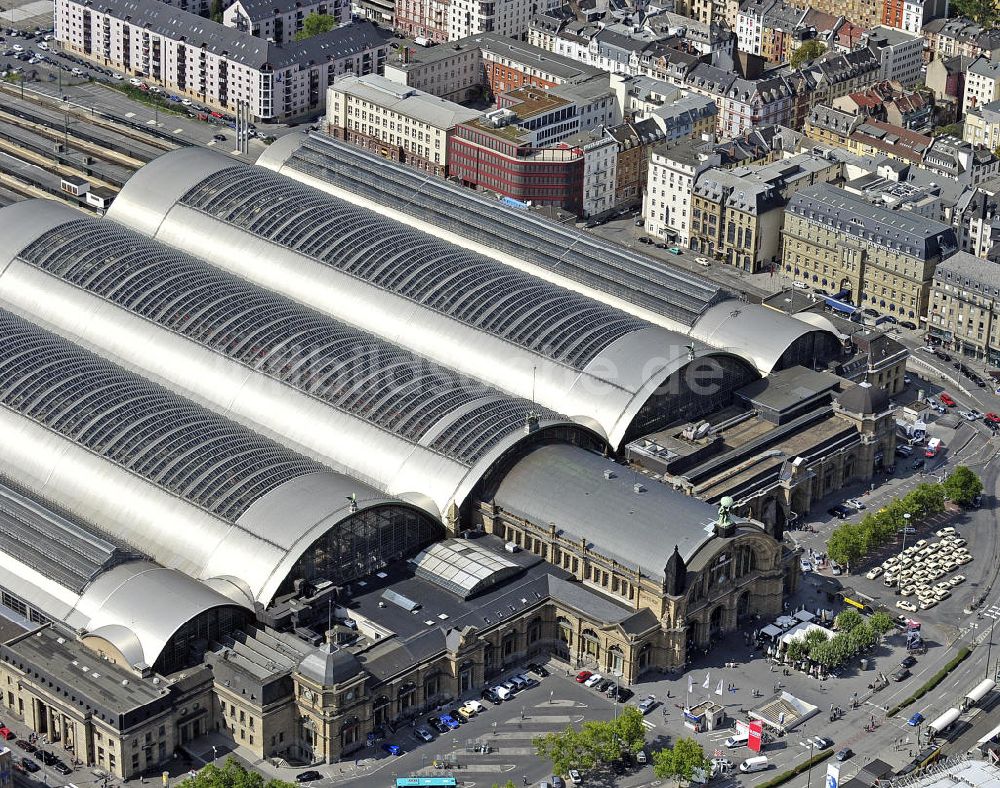 Luftbild Frankfurt am Main - Hauptbahnhof Frankfurt / Main