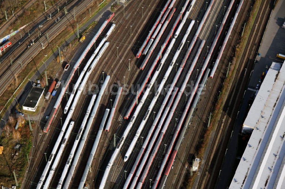 Frankfurt am Main von oben - Hauptbahnhof Frankfurt am Main