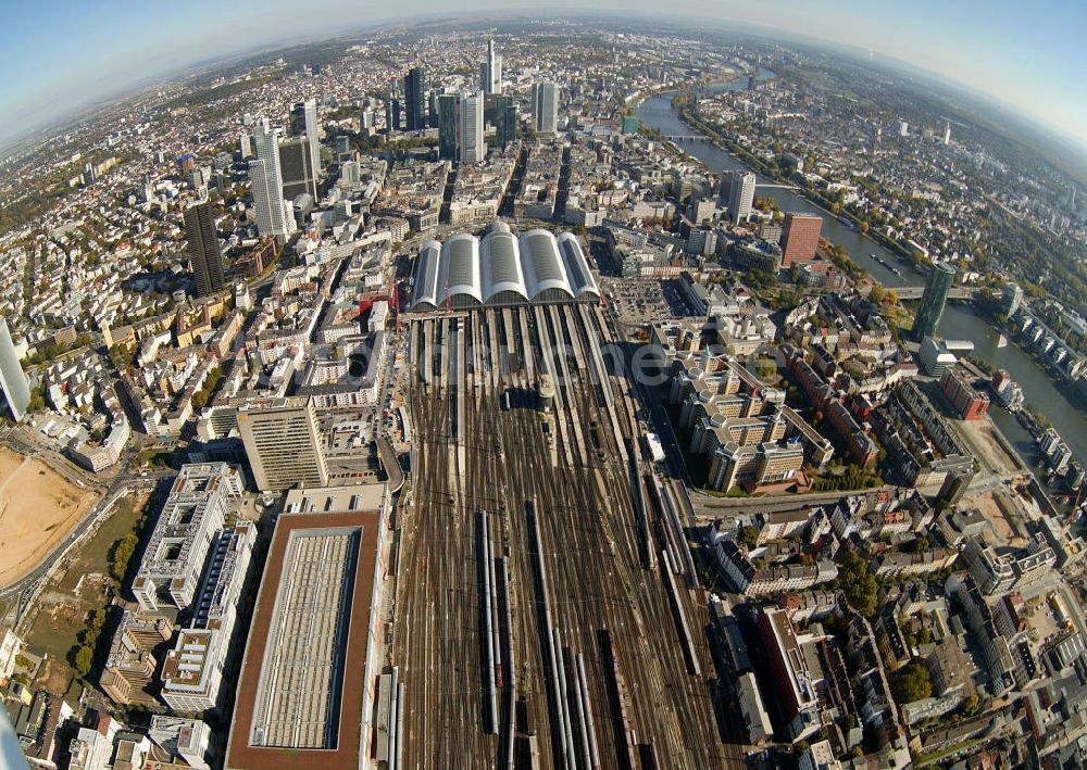 Luftbild Frankfurt am Main - Hauptbahnhof Frankfurt / Main