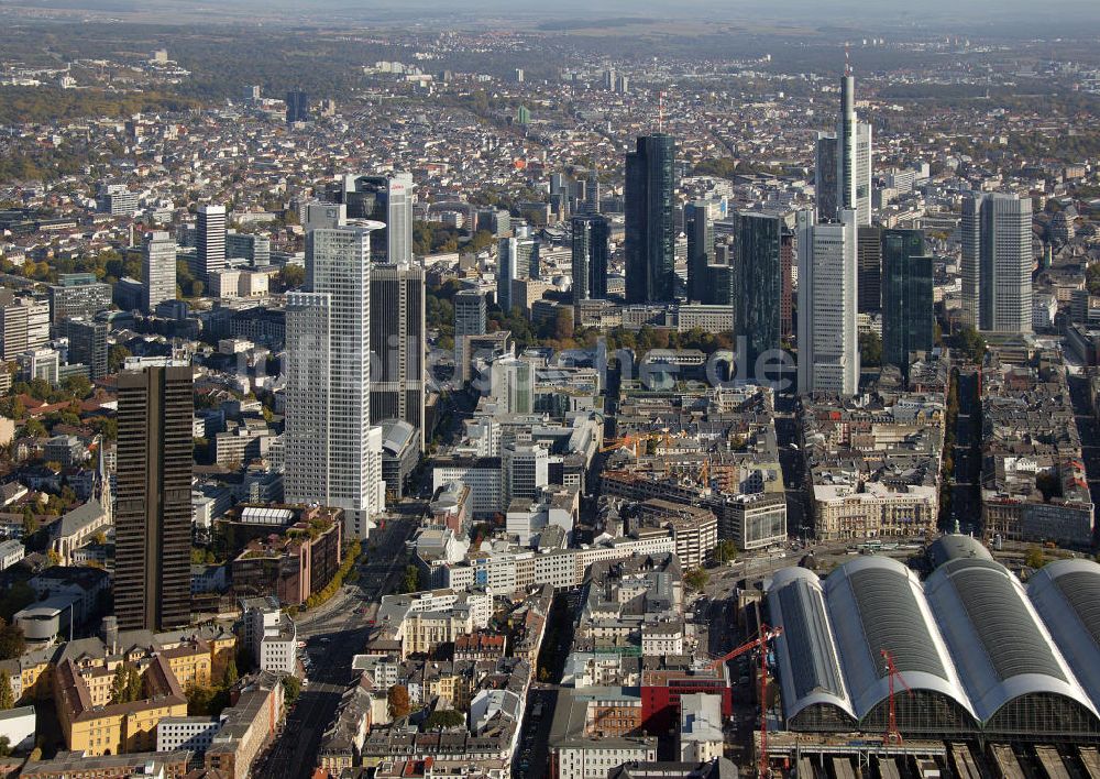 Luftbild Frankfurt am Main - Hauptbahnhof Frankfurt / Main