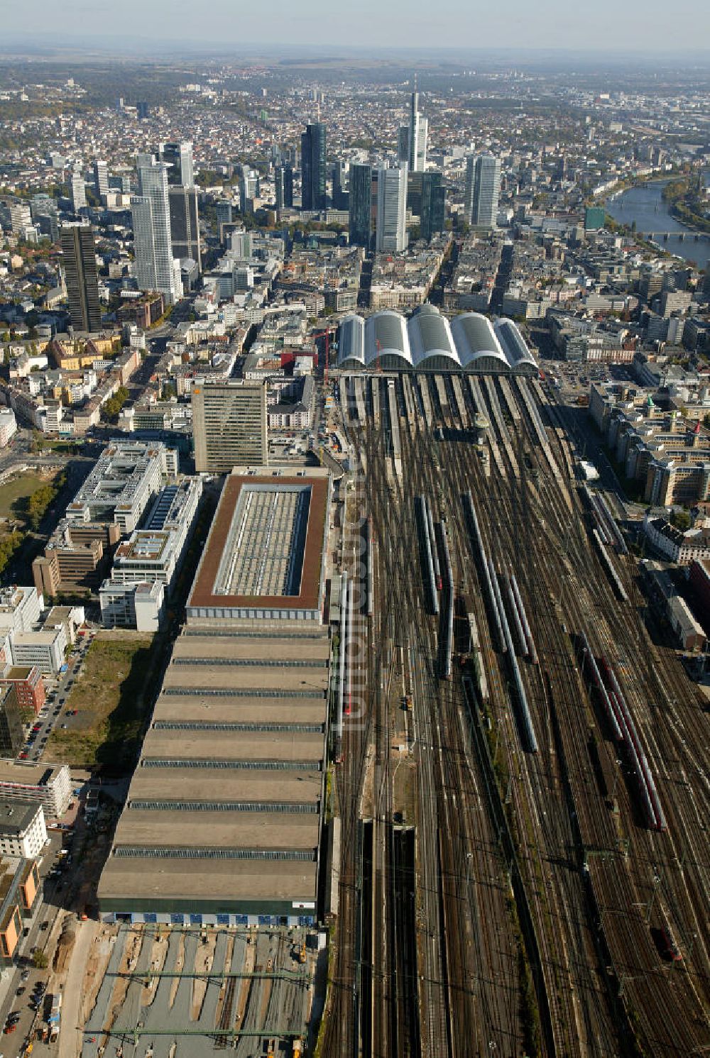 Luftaufnahme Frankfurt am Main - Hauptbahnhof Frankfurt / Main