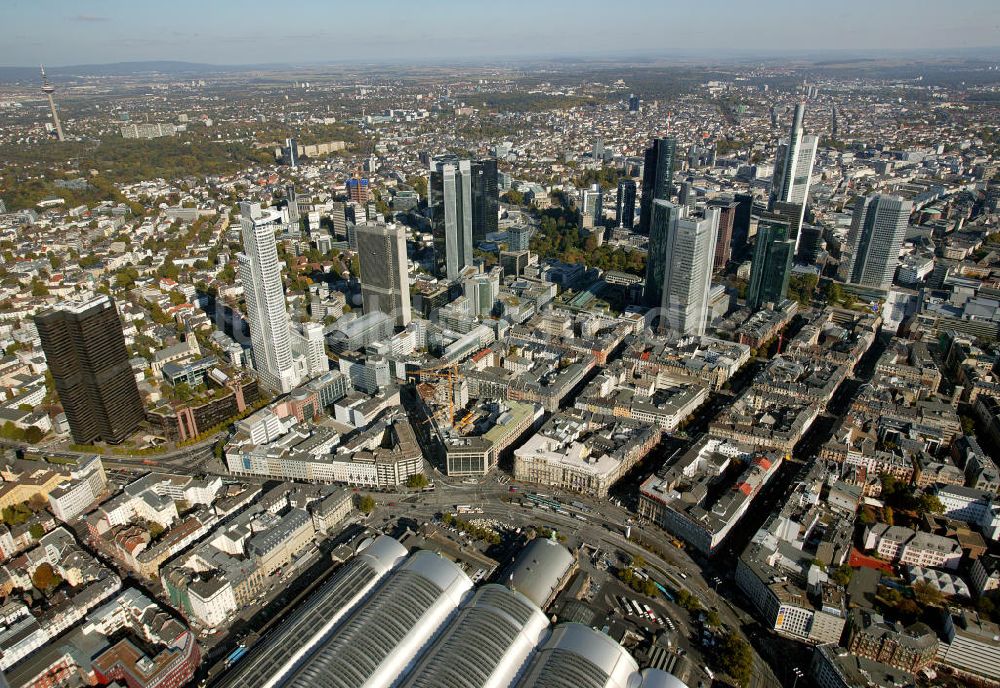 Frankfurt am Main aus der Vogelperspektive: Hauptbahnhof Frankfurt / Main