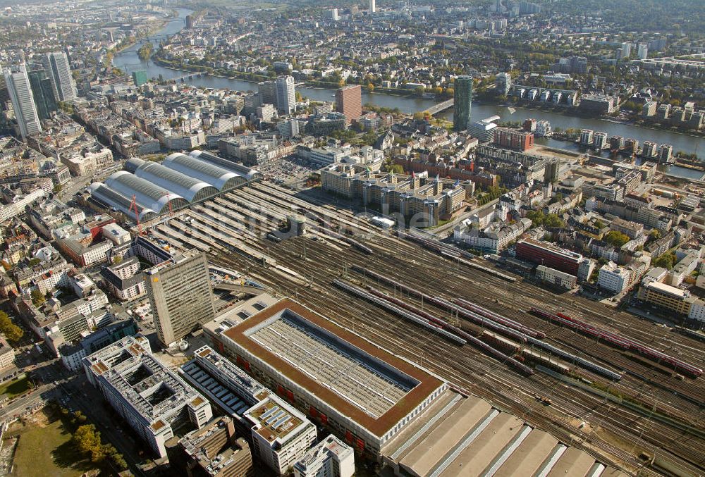 Luftbild Frankfurt am Main - Hauptbahnhof Frankfurt / Main