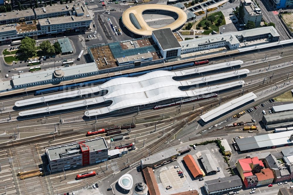 Luftbild Graz - Hauptbahnhof in Graz in Steiermark, Österreich