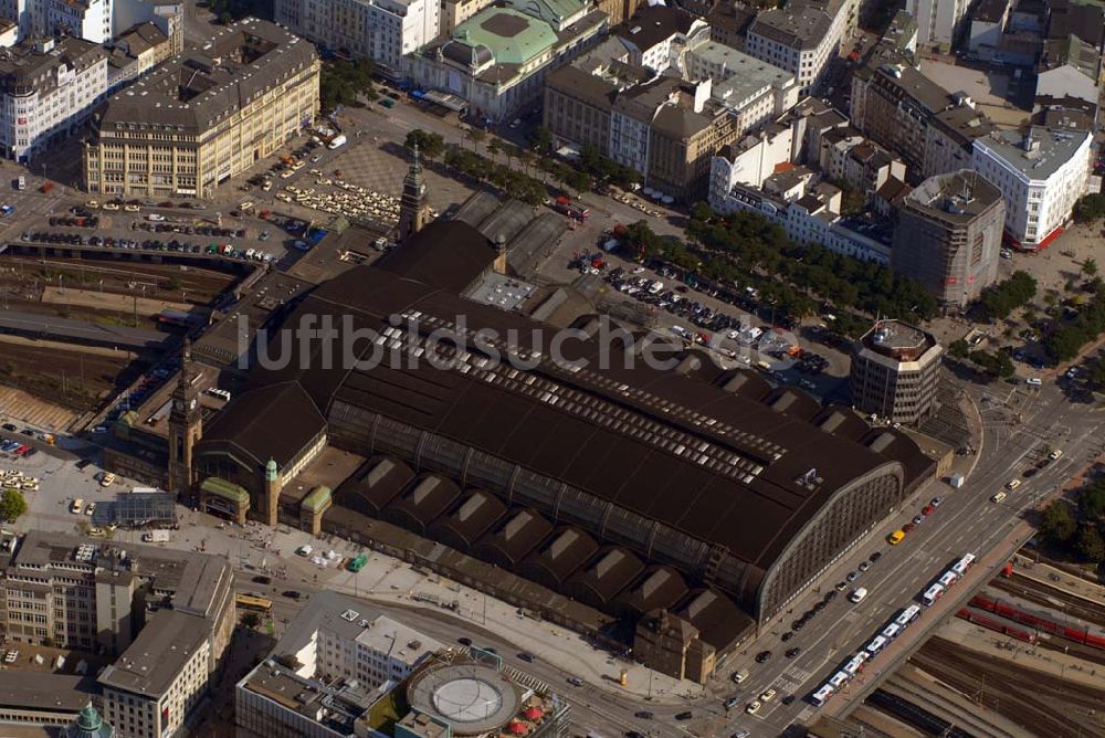 Luftbild Hamburg - Hauptbahnhof Hamburg