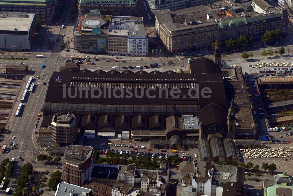 Hamburg von oben - Hauptbahnhof Hamburg