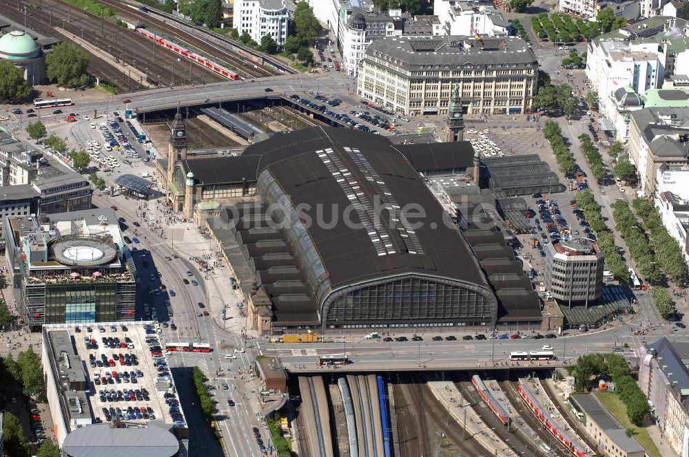 Hamburg aus der Vogelperspektive: Hauptbahnhof Hamburg