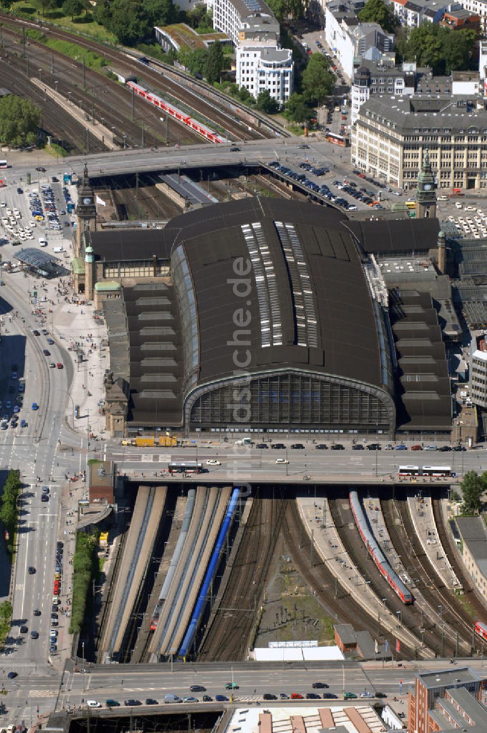 Luftaufnahme Hamburg - Hauptbahnhof Hamburg