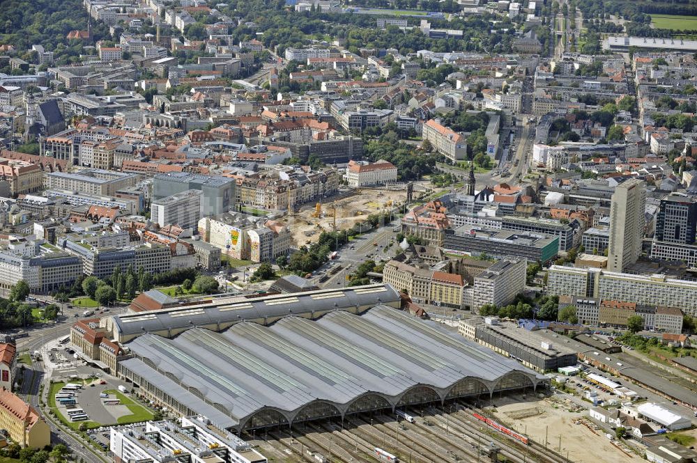 Luftbild Leipzig - Hauptbahnhof Leipzig