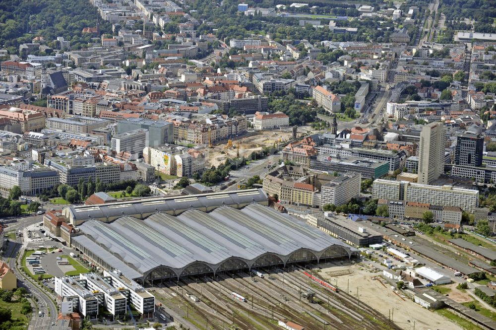 Leipzig aus der Vogelperspektive: Hauptbahnhof Leipzig