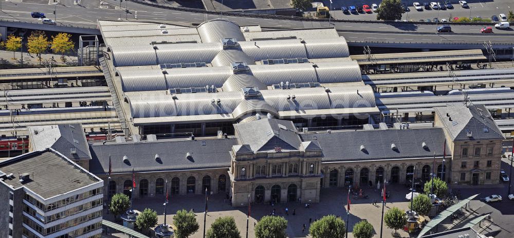 Luftaufnahme Mainz - Hauptbahnhof Mainz